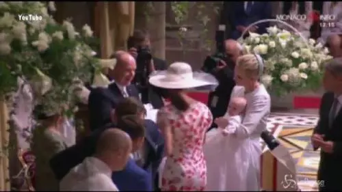 Battesimo reale a Monaco per i principini Jacques e Gabriella