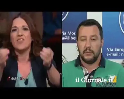 Salvini attacca a diMartedì: "Pensioni? Renzi tergiversa"
