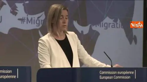 Immigrazione, Mogherini: "Piano Ue anche per la Libia"