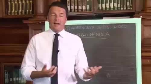 Renzi spiega i 5 punti punti della riforma della scuola