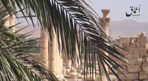 Il primo video dell'Isis dalle rovine di Palmira