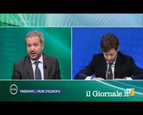 Scontro in diretta tra il leghista Borghi e Pippo Civati