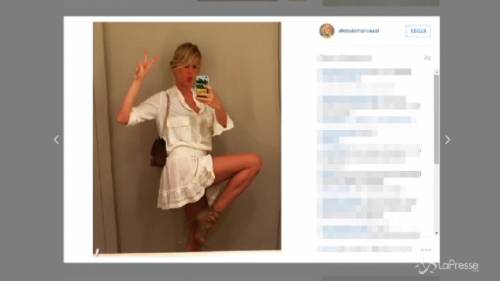 Il segreto di Alessia Marcuzzi? Pancia in dentro e filtri giusti