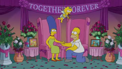 Homer e Marge smentiscono la crisi