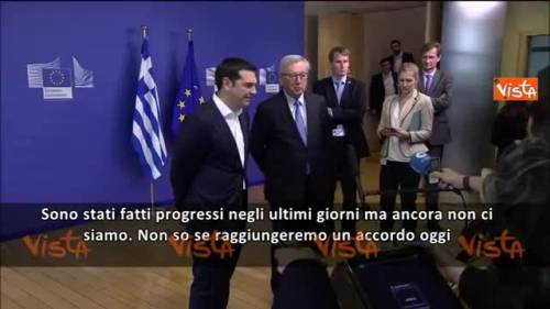 Grecia, Juncker: "Non troveremo un accordo oggi"