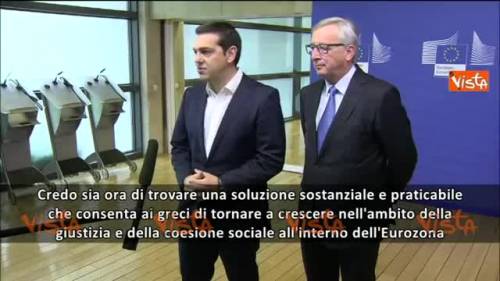Tsipras: "È l'ora di un accordo sostenibile"