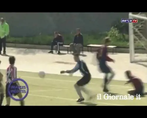 Il Barcellona pubblica le immagini inedite di Messi 14enne