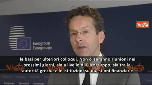 Eurogruppo: "Sospesi i colloqui con Atene"