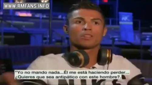 Cristiano Ronaldo perde la pazienza durante l'intervista e se ne va