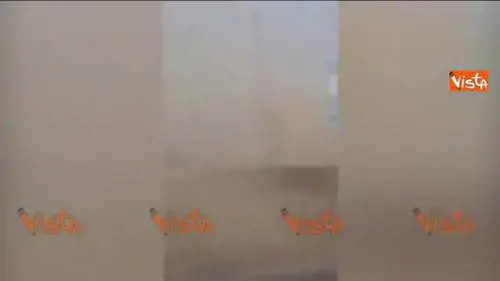 Cairo, il momento dell'esplosione al consolato