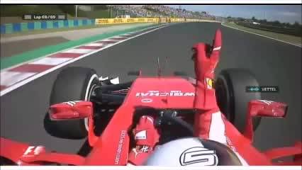 Vettel dedica la vittoria di Ungheria a Bianchi