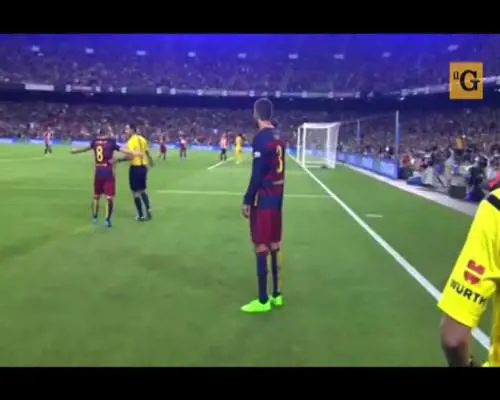 "Me cago en tu puta madre". L'insulto di Pique al guardalinee