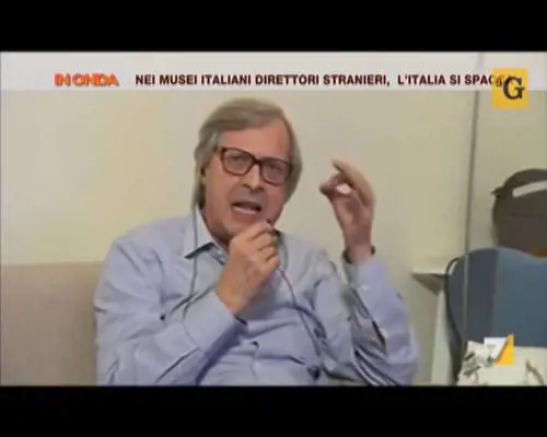 Sgarbi infuriato lascia la trasmissione, ma poi ci ripensa