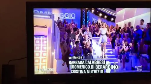Barbara D'Urso cade a Pomeriggio 5