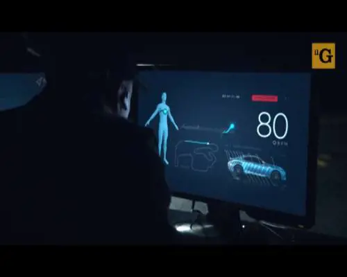 La Lexus si illumina al ritmo del cuore del pilota