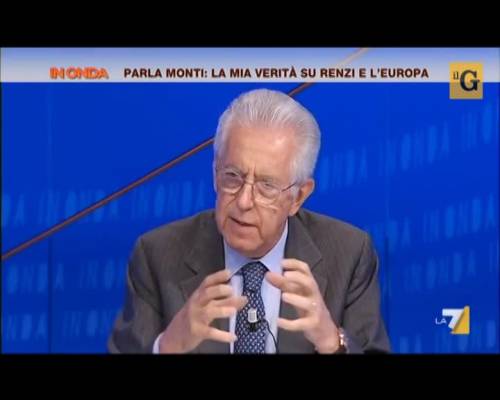 Monti: "Il mio governo più a sinistra di quello di Renzi"