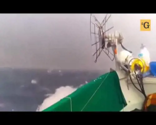 Napoli, palle di grandine "bombardano" la barca