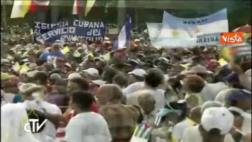 L'Avana, Papa Francesco accolto dalla folla in festa