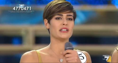 Miss Italia 2015: Alice Sabatini, la gaffe in diretta TV