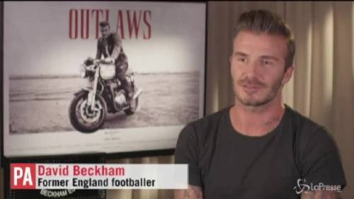 David Backham diventa attore per il cortometraggio "Outlaws"