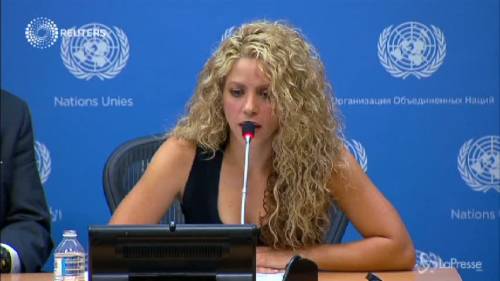 Shakira all'Onu: "Bambini non devono pagare più il prezzo della guerra"