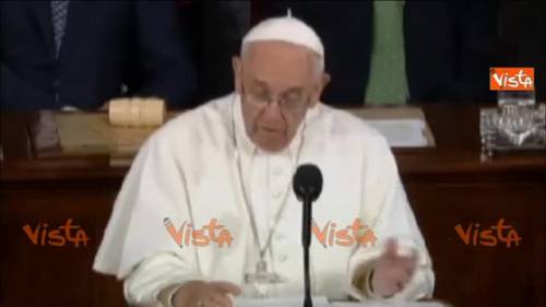 Papa al Congresso: "Vostro lavoro come quello di Mosè"