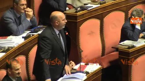 M5S, protesta al Senato