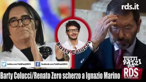 Finto Renato Zero chiama Marino
