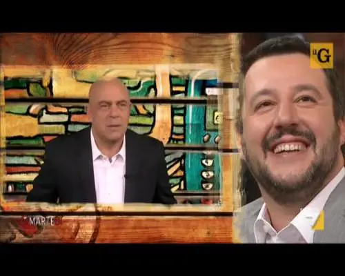 Crozza: "Salvini contro il canone, ma è sempre negli studi Rai"
