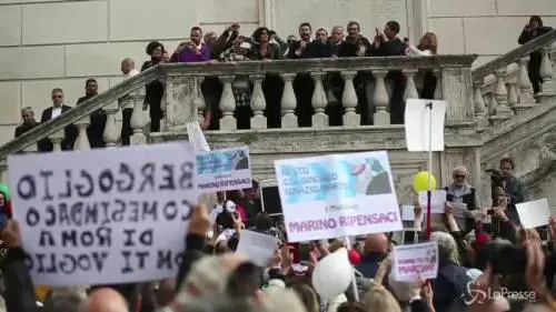 Marino ai supporter: "Mi chiedete di ripensarci, non vi deluderò"