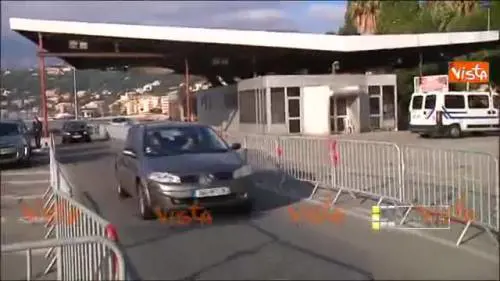 Ventimiglia, i controlli alla frontiera