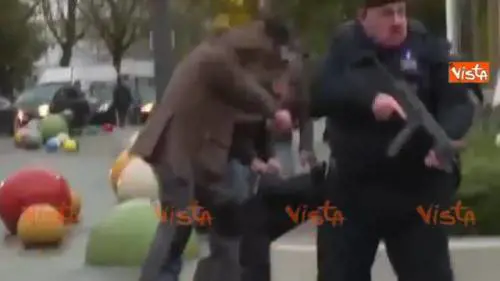 L'arresto dei presunti terroristi