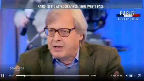 Sgarbi contro l'Islam: "Sono come i nazisti"