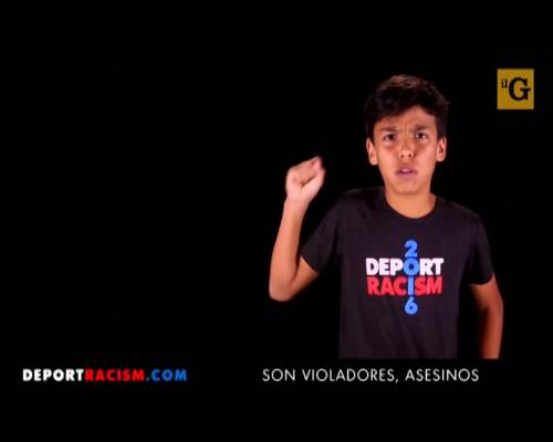 Bambini "latinos" contro Donald Trump