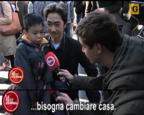 Padre al figlio: "Noi usiamo i fiori contro le pistole"