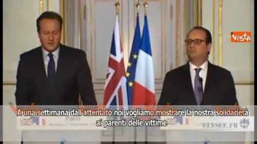 Hollande e Cameron: "Non vincerete mai"
