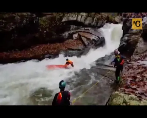 Incidente di rafting, salvataggio spettacolare