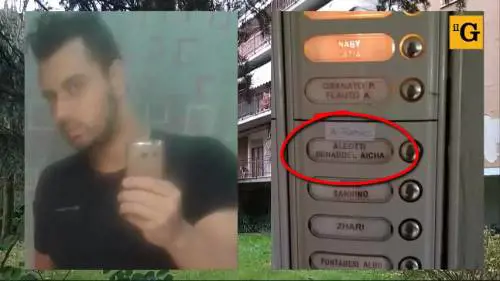 Così Luca Aleotti risponde al citofono ai giornalisti