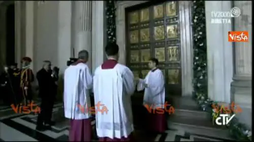 Giubileo, l'apertura della Porta Santa