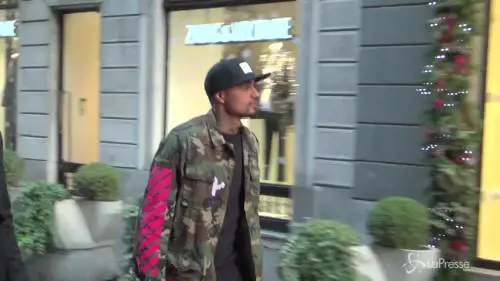 Shopping natalizio per Boateng a Milano: regalo per Melissa Satta?