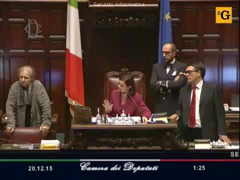 Boldrini contro il leghista: "Lei allora è una deputata"