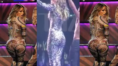 Jennifer Lopez, lo strappo al vestito