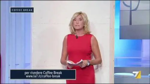Myrta Merlino protesta in tv contro le statue coperte