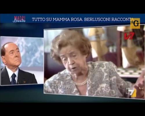 Berlusconi si commuove parlando di Mamma Rosa