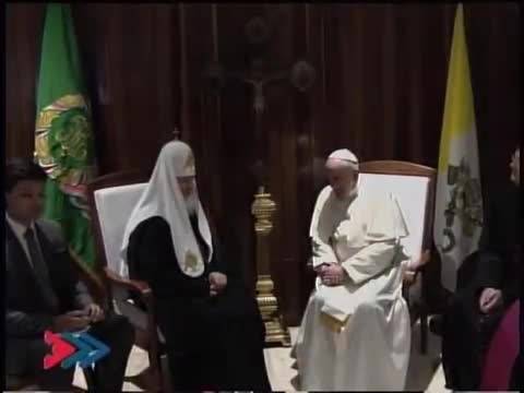 L'incontro tra il Papa e il patriarca 