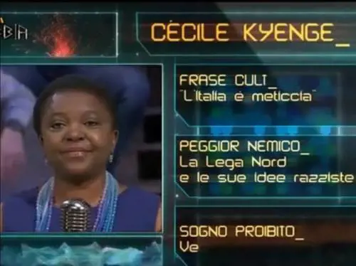 Il pubblico de La Gabbia contro la Kyenge