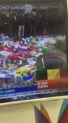 Bruxelles, musulmana nasconde bandiera israeliana