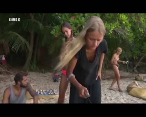 Paola Caruso e la lite sull'Isola con Mercedesz Henger