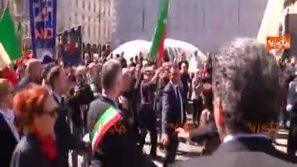 Genova, Boldrini e Toti alla Festa della Liberazione