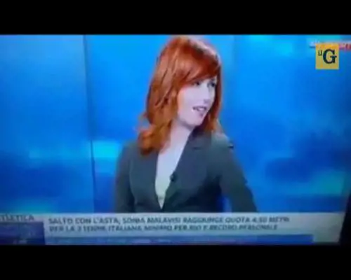 Francesca Baraghini imbarazzata dal complimento di Gallinari in diretta